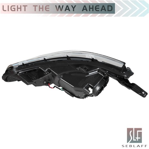 Passenger Right For Chevy Malibu 2016 2017 2018 Headlight Halogen Black Clear - Picture 4 of 12