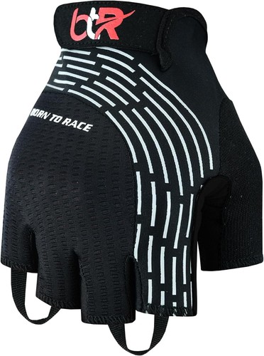 Cycling Gel Padded Gloves Fingerless Silicon Printing Half Finger Light Gloves - Picture 9 of 21