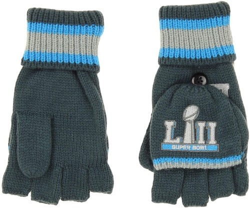 Outerstuff NFL Youth Boys (8-20) Super Bowl 52 Convertible Mittens, OSFM - Picture 2 of 2
