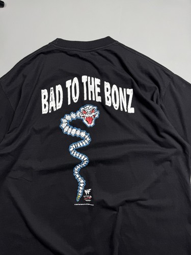 Steve Austin WWF Vintage 1998 Stone Cold Bad To Bonz T Shirt Size XL - Picture 7 of 8