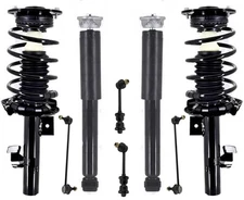 Front Struts & Rear Complete Shocks Absorber & Links For Volvo V70 2008-2010