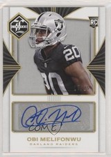 2017 Panini Limited Spotlight Gold /25 Obi Melifonwu #194 Rookie Auto RC