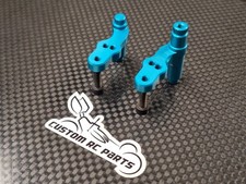 Team Losi XX4 Blue Aluminium Bell Cranks Steering Arms