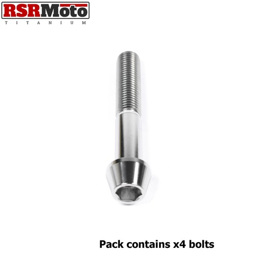 Titanium Front Brake Caliper Bolts Kawasaki ZX10R (2004-2007) ZX6R (2007-2012) - Picture 9 of 10