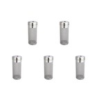 5 Stück Trichterfilter Edelstahl Hopfensieb Trichter Spinne Teeeimer Teekessel