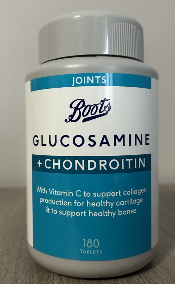 BOOTS GLUCOSAMINE & CHONDROITIN + VITAMIN C BONES & JOINTS 180 TABLETS