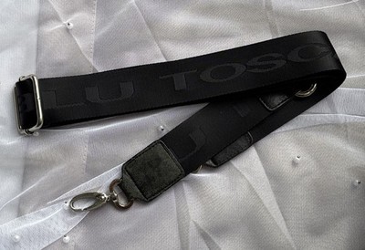 TOSCA BLU Shoulder Replacement Adjustable Handbag Strap Nylon Black