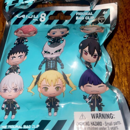 Lot 2 Sealed Monogram ANIME KAIJU NO. 8 Series 1- 3D Foam Bag Clip Blind Bags - Picture 2 of 7