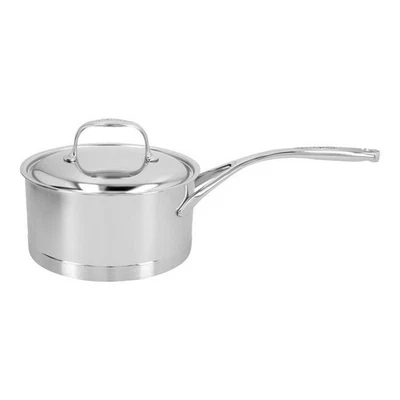 Demeyere Atlantis 2.25 qt Sauce Pan With Lid, 18/10 Stainless Steel Free Ship