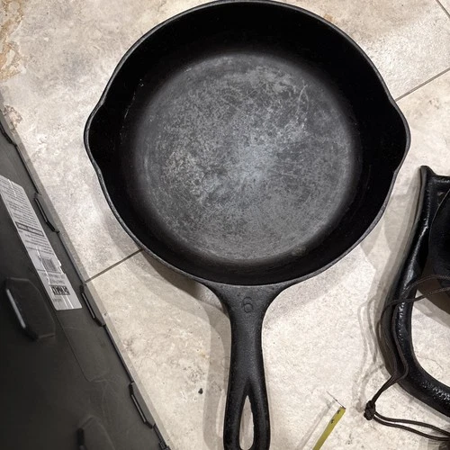 Vintage Wagner Ware No 6 (1056H) Cast Iron Skillet Original Condition Seasoned