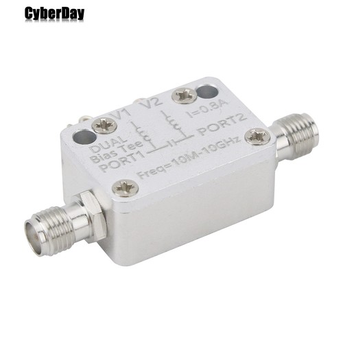 Camiseta de sesgo coaxial de alimentación bidireccional 10M-10GHz RF DC50V con SMA - Imagen 2 de 6