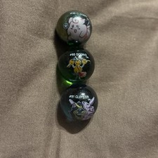 3 Vintage Pre-Owned Pokemon Marbles Toy Biz 1990 s-2000 s
