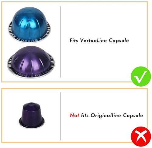 Reusable Aluminum Foil Seals Lid with Nespresso Vertuoline Capsule-240 Pcs - Picture 2 of 6