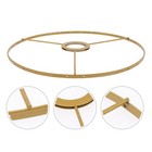 Lampshade Frame 28cm Single Layer Wire Lamp Cover Iron Lamp Shade Holder Cage
