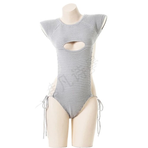 Girl Turtleneck Sweater Dress Sleepwear Costume Student Sexy Pajamas Cosplay - Picture 2 of 30