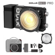 Zhiyun X100 Pro 100W Pocket LED Video Light Photography Light w/ Lens Reflector
