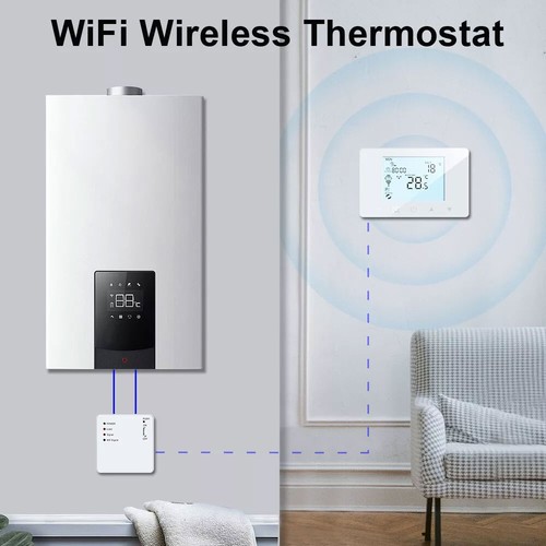 Smart WiFi LCD Thermostat Electric Heating Water Gas Boiler Temperature Control - Picture 5 of 17