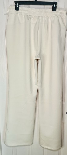Member's Mark Pantaloni Donna Luxe Taglia Large Crema Mandorla - Nuovi con etichette - Pantaloni Felpati - Foto 2 di 5