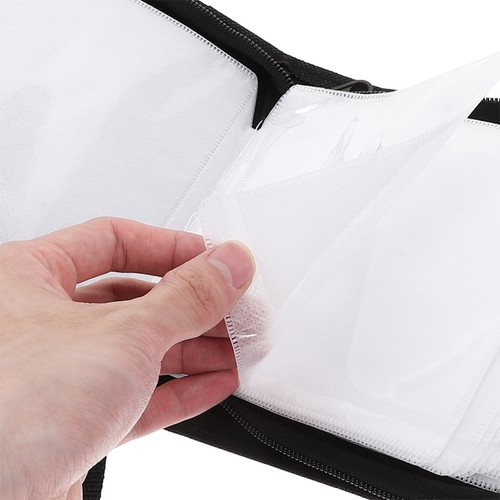 2 Pcs CD Storage Bag Travel Protective Case for Discs Wallet Dvd Cases Holder - Afbeelding 12 van 12