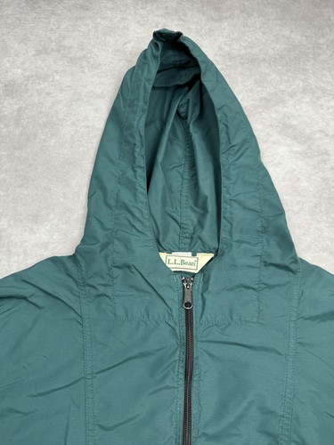 Vintage LL Bean Pullover Jacket Mens Large Hooded Nylon Anorak Outdoors 90s - Picture 2 of 20