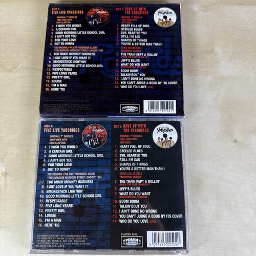 The Clapton And Beck Years - The Yardbirds 2 CD Set With Slipcase Nice! EX - Imagen 5 de 8