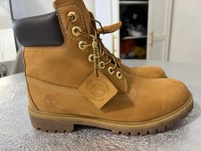 Timberland TB073540 6 inch Basic Boot for Men, Size 9 - Wheat Nubuck