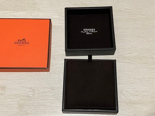 HERMES necklace case box jewelry case empty case used from Japan - Picture 5 of 13