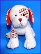 HM467 Ganz Webkinz - Peppermint Puppy - 9" Plush Stuffed Dog - No Code-Pre-Owned