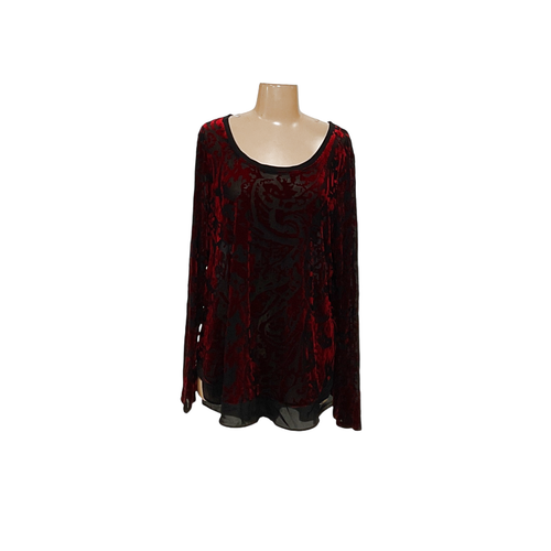 Simply Vera Wang Bluse Rot XL - Bild 1 von 4