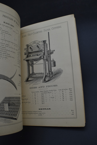 Ca 1890ish Presses & Printing Materials Catalog by Robson & Loughrey Boston Ma - Picture 9 of 13