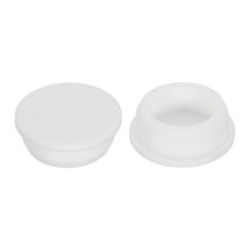 2Pcs Silicone Hole Plug, Rubber Stopper Sealing Fit 38mm/1.5" Hole, White