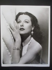 Hermosa foto retrato de estudio de Paramount Pictures de HEDY LAMARR de los años 40