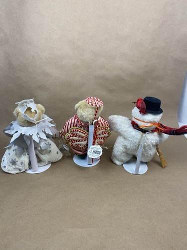Muffy Vanderbear Lot Of 3 Snowbear Snowflake Candy Cangel Christmas Winter Teddy - Picture 2 of 20