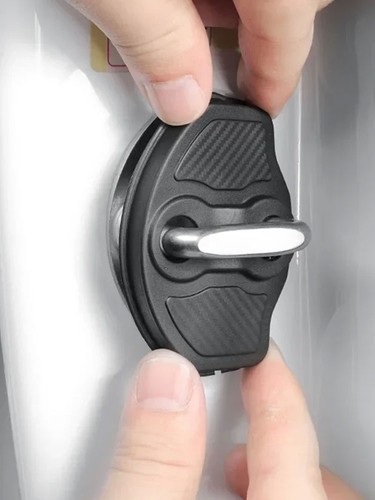4x/Set Car Parts Door Lock Protection Covers Shell For Tesla Model Y Launch 2025 - Picture 10 of 12