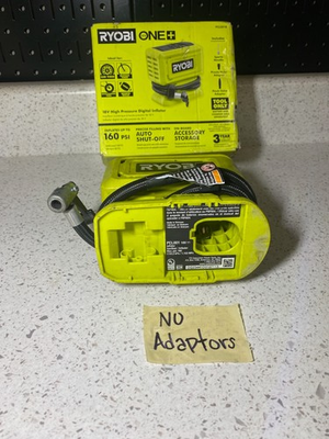 #ad #ad RYOBI 18V Cordless High Pressure Digital Inflator Air Compressor PCL001B $30.00