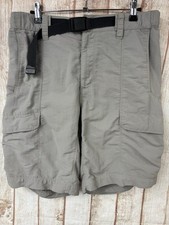 The North Face Men’s Cargo Shorts Mens Outdoor Hiking Khaki Grey Medium Utility