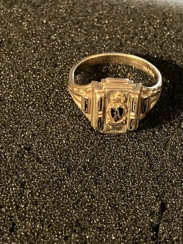 Anillo alto Arroyo 1969 oro amarillo 10k 4,27 gramos talla 6,5 - Imagen 1 de 6