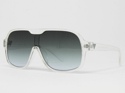 Guess Men's Sunglasses GF0368S Color 26W Crystal Size 138mm Shield Plastic