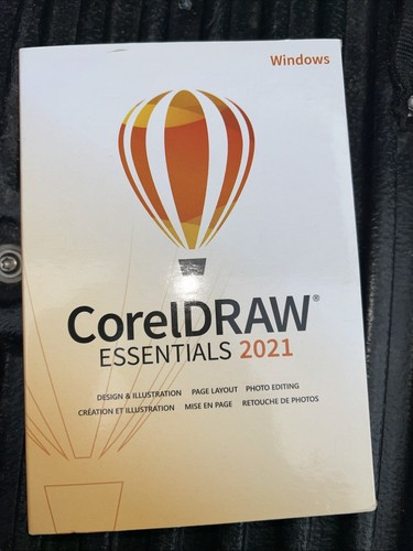 CorelDRAW Essentials 2021 Graphic Design Vector Illustration Page Layout SEALED