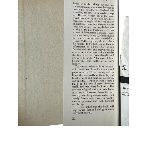 The Mind on the Wing By Herbert Faulkner West 1947 Signed & Correspondence HCDJ - Imagen 8 de 18