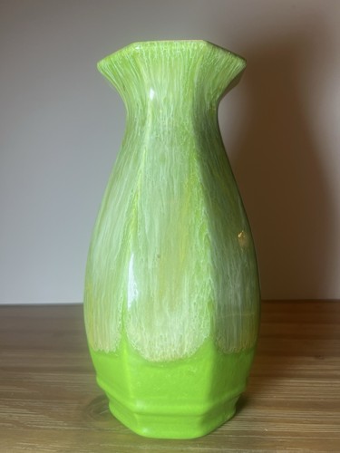 Green Glaze Royal Haeger Pottery Vase porcelain Shiny drip - Picture 2 of 7