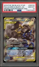 Pokemon Lucario & Melmetal Power Partnership Tins Full Art Promo SM192 PSA 10