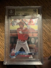 2018 Topps Chrome Update - Rookie Debut Shohei Ohtani #HMT32 BGS 10 Pristine