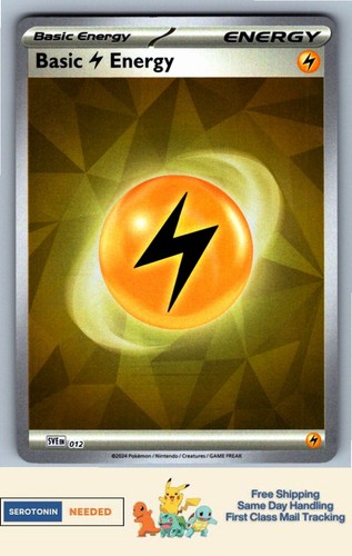 [LP] Lightning Energy 12 [HOLO] Scarlet & Violet Energy Single Card Pokemon TCG - Picture 1 of 2