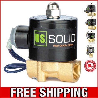 Rapid Response 3/8'' Brass Electromechanical Valve - 12V DC, Corrosion Resistant