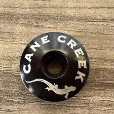 Cane Creek 1 1/8 Threadless Headset Top Cap Black Aluminum