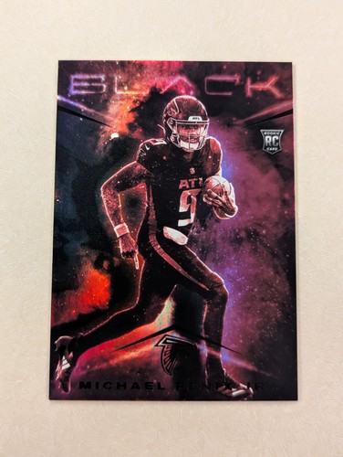 2024 Panini Black Smoke Screen Michael Penix Jr. Rookie RC #SM-MPJ Case Hit