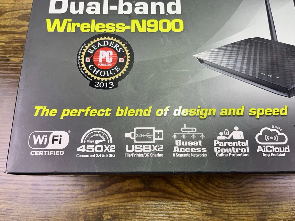 ASUS RT-N66U Dual-band Wireless N900 Gigabit ~ Brand New In Box - Image 2 of 3