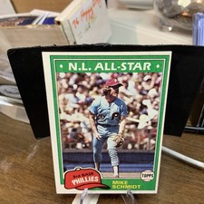 1981 Topps Mike Schmidt Philadelphia Phillies #540