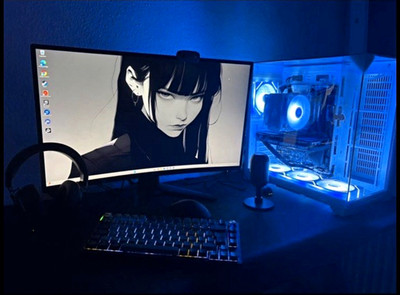 Gaming PC Komplett Setup RTX 5060 Ti Ryzen 5 Tastatur Maus Headset Windows 11pro